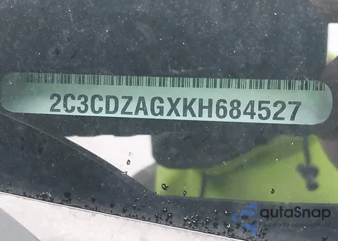 2019 Dodge Challenger Sxt z USA, uszkodzony, nr VIN 2C3CDZAGXKH684527